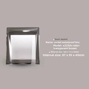 Caja Impermeable para Tcl Tipo 86, Cubierta Transparente de Plástico para Interruptor de Pared de Baño, Cubierta para Enchufe - Product Image 5