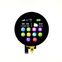 Écran tactile rond TFT LCD IPS de 3,4 pouces 800x800 JD9365DA 39 broches avec carte pilote MIPI personnalisée pour écran rond
