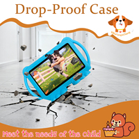 YPORANGECHENG Best Seller Tablette pour enfants 7 pouces 2 Go + 32 Go MTK Quad Core 3000 mAh Wi-Fi 5G 1024x600 Android 12 Antichoc Résistant aux chutes