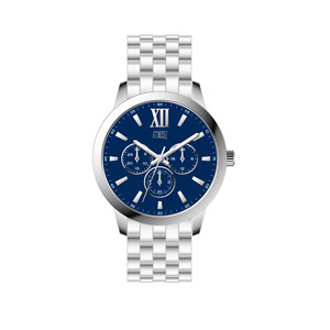 นาฬิกาควอทซ์สำหรับผู้ชายพร้อมสายโลหะที่ทนทาน ดีไซน์แบบสามหน้าปัดสุดคลาสสิก เหมาะสำหรับธุรกิจ ใช้ในชีวิตประจำวัน และงานปาร์ตี้ - Product Image 4