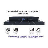 Nuevo Monitor LCD OEM de 19 Pulgadas con Pantalla Táctil Capacitiva IPS, Marco Abierto, Industrial, Android, Negro, 5:4, D-SUB, Serie Business