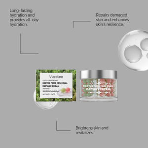 Crema en cápsulas de doble efecto con extracto de cactus, hidratación suave para una piel con tacto sedoso, para uso diario facial. - Product Image 5