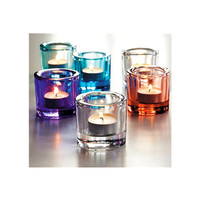 Pots en or rose de luxe de qualité supérieure bocal à bougie en verre noir à cylindre rond