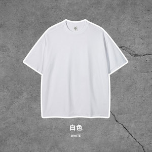 Camiseta Oversize para Hombre, Algodón Grueso, Lavado Ácido, Personalizable con Gráficos, Estilo Vintage - Product Image 2