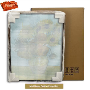 UNIART puro fatto a mano Van Gogh riproduzione del fiore del sole pittura a olio 100% dipinto a mano impressionismo acrilico Artwork decorazione della parete - Product Image 6
