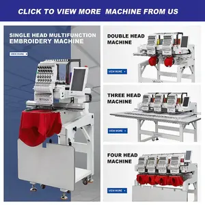 High Quality Best Home Garment Single Head Computerized Embroidery Machine 15 Needle