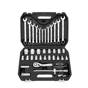 Juego de llaves de trinquete para reparación de coches y bicicletas, Kit completo de herramientas de mano, 37 piezas, <span class=keywords><strong>2021</strong></span> - Product Image 1