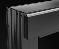 Fenêtre coulissante horizontale anti-UV et résistante aux intempéries avec moustiquaire magnétique pour villa, longue durée de vie, faible entretien