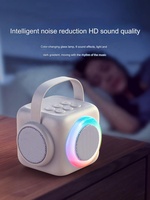 Altavoz Bluetooth con Micrófono Inalámbrico, Bafle Bluetooth, Lámpara de Ambiente Colorida, Altavoz Karaoke con Micrófono y Bluetooth