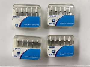 高品質12個/箱 デンタルアーカンザスストーン FG アルミナ CW1114 デンタルホワイトストーン ポリッシャーキット 低速ハンドピース - Product Image 2