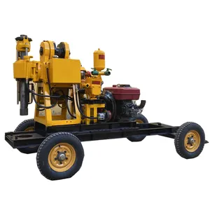 시추공 코어 드릴링 장비 하이 퀄리티 휠 유형 토양 돌 드릴링 머신