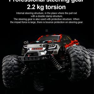 SJY-M601 2.4G 4WD 1:16 Véhicule RC tout-terrain de drift avec moteur brossé 390, 30 km/h, différentiel blocable et résistant aux éclaboussures - Product Image 6
