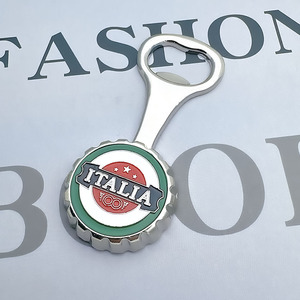 Recuerdo Turístico de <span class=keywords><strong>Pizza</strong></span> de Italia, Venecia, Roma, Regalo Creativo de Aleación de Zinc, Abridor de Botellas, Pegatinas Metálicas para Refrigerador - Product Image 1