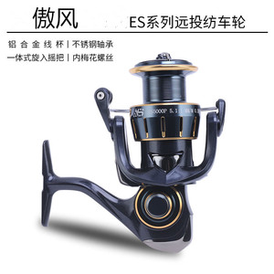 Reel Pancing Berbahan Nylon yang Diperkuat Aluminium dengan Bantalan Baja Tahan Karat untuk Memancing di Sungai dan Danau - Product Image 4