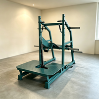 Machine à Squat Commercial à Charge de Plaques, Presse à Jambes, Équipement de Fitness pour Quadricipètes et Ischio-jambiers, pour Salle de Sport et Musculation, Fabricant Direct
