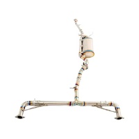 Échappement Catback en Acier Inoxydable TLS Performance pour Lexus NX200/NX300 2.0T 2.5 (2014+), Downpipe à Valve, Épaisseur 1.5mm, Poli Miroir