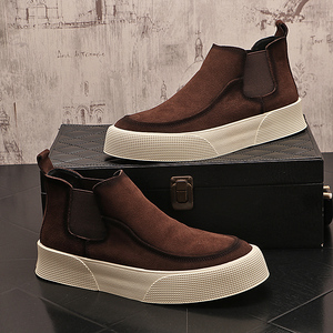 Botas <span class=keywords><strong>de</strong></span> Moda <span class=keywords><strong>para</strong></span> <span class=keywords><strong>Hombre</strong></span>, Estilo Deportivo y Casual, con Suela Gruesa Antideslizante, <span class=keywords><strong>para</strong></span> Exteriores, con un Pie Dentro del Calzado, Novedad <span class=keywords><strong>de</strong></span> 2025 - Product Image 1