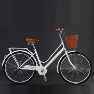 Vélo de ville JINT Bike City 26 pouces, simple vitesse, jantes en alliage d'aluminium avec panier, pour les trajets domicile-travail, les courses et l'école. - Product Image 2