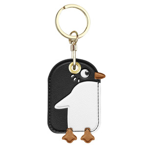 Adorable Colgante de Cuero con Forma de Pingüino, Encantador Porta Tarjetas de Acceso, Llavero, Regalo Creativo, Accesorio para Mochila Escolar - Product Image 6