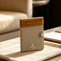 Bloc-notes en cuir pour hôtel de luxe cinq étoiles, porte-menu en cuir pour chambre d'hôtel, dossier de chambre en cuir