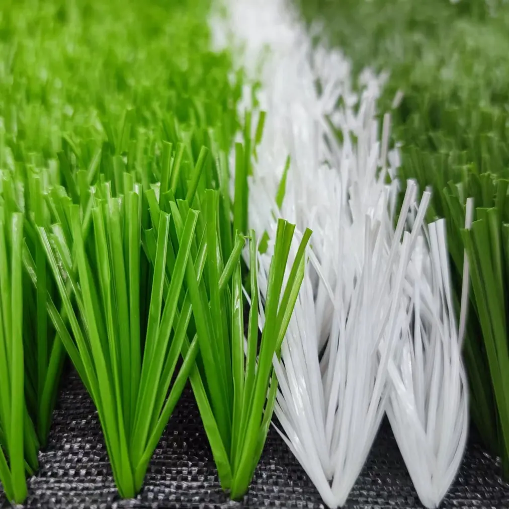 Kunstgras hohe Qualität Dichte Synthetischer Rasen Fußballfeld Feld China Fabrik Hersteller Fabrik Direktverkauf Export