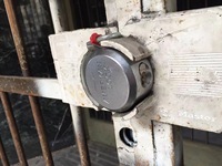 Cadenas rond en acier de 73mm en forme de rondelle, conteneur, remorque, camion, Hockey, verrou de manille caché avec loquet en acier inoxydable