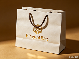 Sacchetti di Carta Portatili all'Ingrosso per Shopping, Regali e Artigianato, Borse Personalizzate con Logo, Sacchetti di Carta Bianchi - Product Image 1