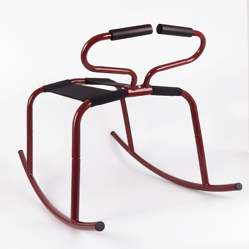 Fauteuil à bascule bordeaux