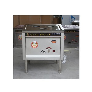 Marmite à couscous chauffante professionnelle en acier inoxydable 55 cm, cuiseur vapeur en acier pour dim sum - Product Image 3