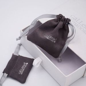 Wholesale Soft Luxury Jewelry Velvet Bag Mini Velvet <b>Drawstring</b> Gift Bag Customized Packaging Jewelry Velvet <b>Pouch</b> - Product Image 1