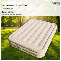 Matelas Gonflable Rapide et Souple, Lit d'Appoint Surélevé Pliable et Portable avec Pompe Intégrée et Oreiller, Idéal pour l'Extérieur, la Chambre et le Salon