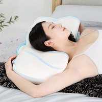 Oreiller ergonomique en mousse à mémoire de forme à récupération lente en 3 à 5 secondes, nouveau style, pour dormeurs sur le côté, sur le ventre et sur le dos