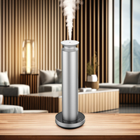 Dermey Diffuseur d'arôme de bureau domestique à faible bruit Diffuseur d'huile essentielle sans eau portable Diffuseur envoyé