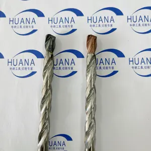 8.5-12.5 मिमी व्यास के लिए कूलिंग होल के साथ स्टील के लिए HUANA कार्बाइड डीप होल ड्रिल बिट 10XD कार्बाइड