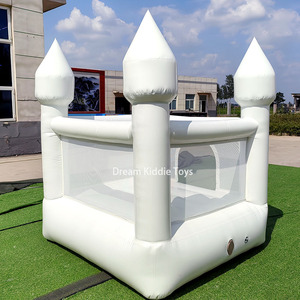PVC silencioso Mini Tumble Casa de rebote trampolín niño Mini hermético blanco castillo hinchable silencioso interior niños gorila inflable - Product Image 1