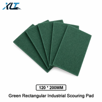 Tampon de nettoyage industriel vert 120x200mm en nylon abrasif durable pour polissage multi-surfaces – Échantillon gratuit – Vente en gros