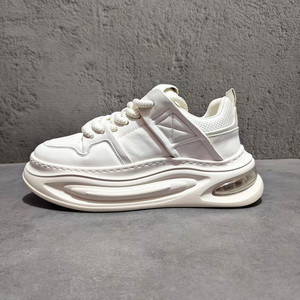 Men's Casual Board Shoes Low Cut Breathable Mesh Simple Comfortable Versatile Lace-Up Closure Anti-Slippery for Slow Walking - Product Image 6