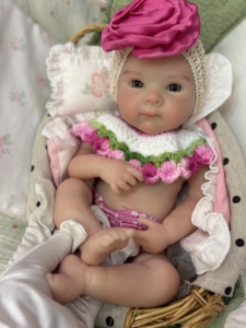 Muñeca <span class=keywords><strong>de</strong></span> Silicona <span class=keywords><strong>de</strong></span> Cuerpo Completo <span class=keywords><strong>de</strong></span> 13 Pulgadas, Muñeca Reborn Realista, <span class=keywords><strong>Juguete</strong></span> Suave con Peso, Parece un Bebé <span class=keywords><strong>de</strong></span> Verdad - Product Image 3
