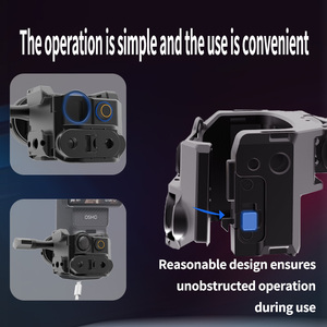 Cho DJI Túi 3 lạnh giày/<span class=keywords><strong>GoPro</strong></span> <span class=keywords><strong>Adapter</strong></span> với 1/<span class=keywords><strong>4</strong></span> vít lỗ hợp kim nhôm bảo vệ trường hợp khung nhanh chóng phát hành cho hành động - Product Image 6