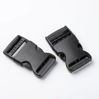 Boucles à dégagement latéral en plastique personnalisées de 32 mm, clips réglables pour sangles de sac, accessoires pour sangles de sac à dos