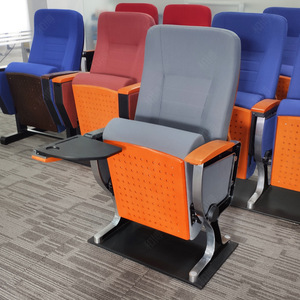 เก้าอี้หอประชุม Manwa Expo รุ่น HB601 สีเทาบีช พร้อมกระดานเขียน สำหรับโรงเรียน โรงละคร โรงภาพยนตร์ - Product Image 4