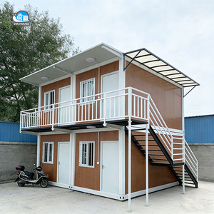 บ้านสำเร็จรูปแบบตู้คอนเทนเนอร์ขนาด 20 นิ้ว แบบถอดประกอบได้ โครงสร้างเหล็กเคลื่อนย้ายได้ - Product Image 2