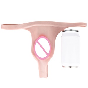 Silicone Lifelike Vagina Panties Penis Hiding Gaff Thong Crossdresser Panties Transgender Underwear Sex <b>Toys</b> <b>for</b> <b>Man</b> Gay Cosplay - Product Image 5