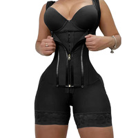 Faja Moldeadora de Nylon con 13 Varillas, Estilo Europeo-Americano, Antibacteriana, Reductora de Cintura, Control de Abdomen y Levantamiento de Glúteos