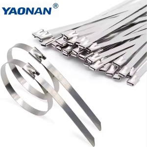 Attache-câble autobloquante en acier inoxydable 304 de qualité supérieure, 100 mm, résistante aux hautes températures, pour la construction - Product Image 1