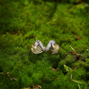 Boucles d'oreilles tendance en acier inoxydable 316L plaqué or PVD, forme cœur, bijoux durables et résistants - Product Image 3