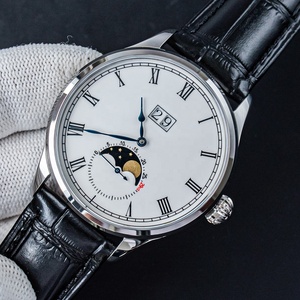 Montre automatique mécanique Seagull Moonphase en acier inoxydable 316L de haute qualité, livraison gratuite, possibilité de personnaliser le logo, en vente - Product Image 2
