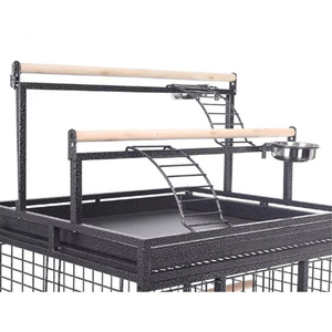 <span class=keywords><strong>Cage</strong></span> à oiseaux de luxe de petite taille en bois et fer avec échelle pour perroquet, pinson, calopsitte, perruche, élevage d'animaux de compagnie, style luxueux, emballage en boîte - Product Image 5