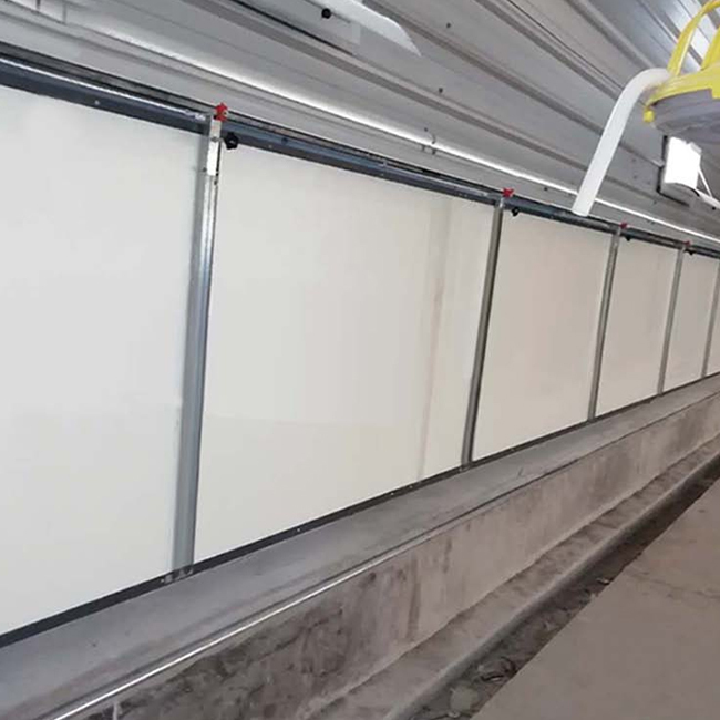Automatique Volaille D'isolation de Porte de Tunnel/Panneau Mural Système Pour Ferme Avicole