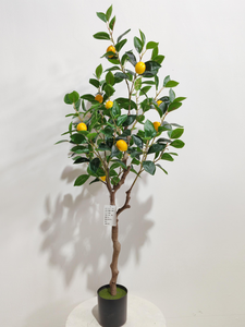 Citronnier Artificiel en Plastique, <span class=keywords><strong>Plante</strong></span> Décorative, <span class=keywords><strong>Plante</strong></span> d'Aménagement Paysager, Ornement de Jardin, Décoration Intérieure, Plantes Artificielles, Fausses Plantes Vertes - Product Image 5